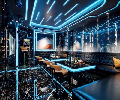 现代科技KTV包厢3D模型下载